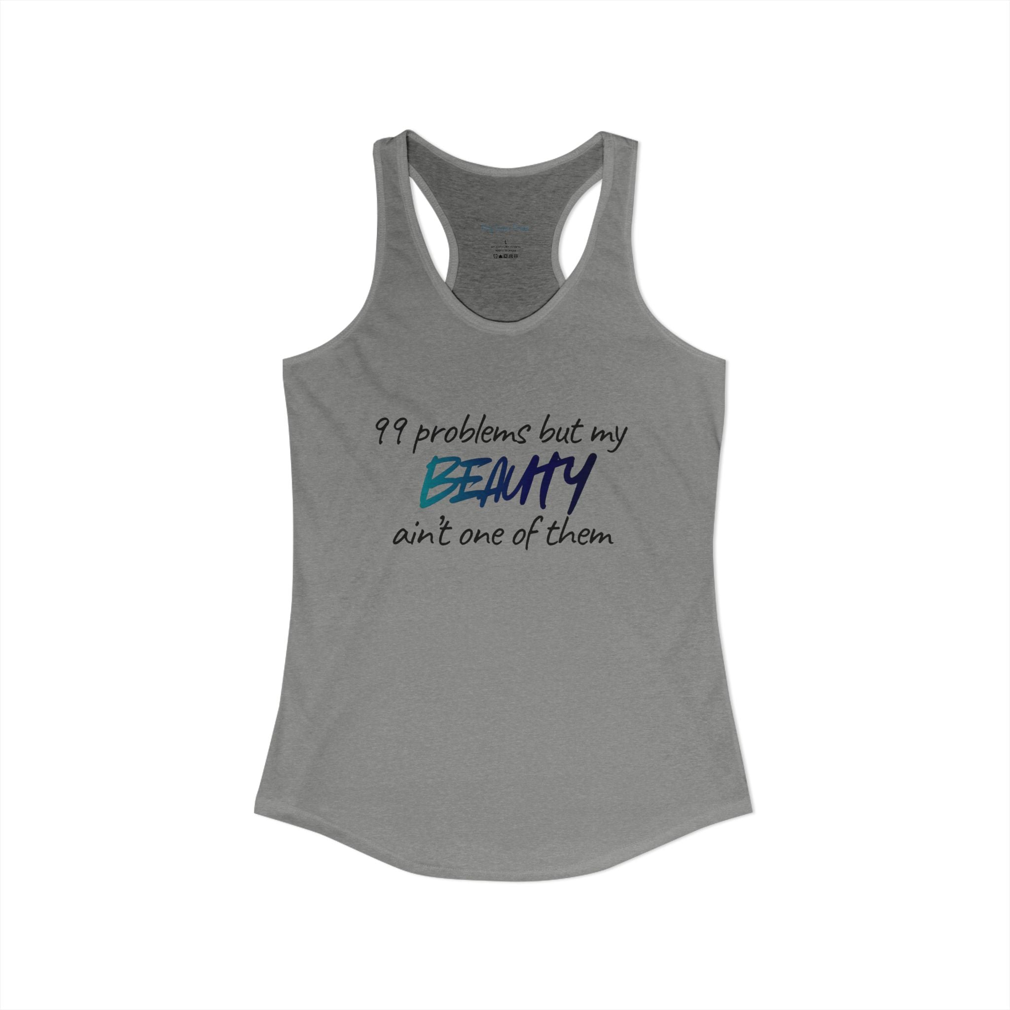 99 Problems Women's Racerback Tank