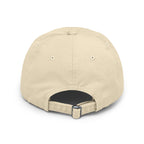 Petty Cotton Distressed Cap — Leopard Patch Dad Hat
