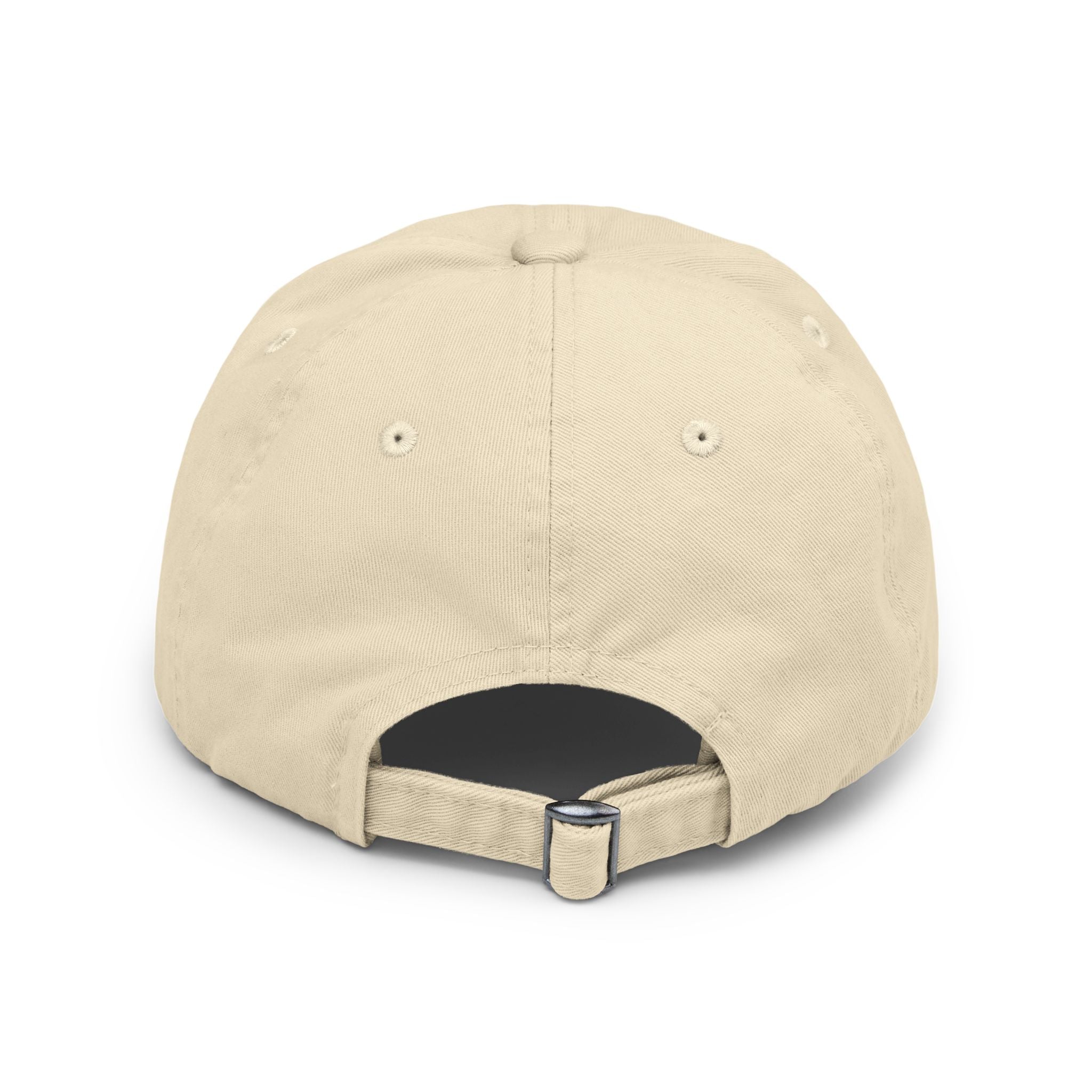 Petty Cotton Distressed Cap — Leopard Patch Dad Hat