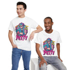 Petty Cotton Graphic Tee — Colorful Punk Anime-Inspired Design