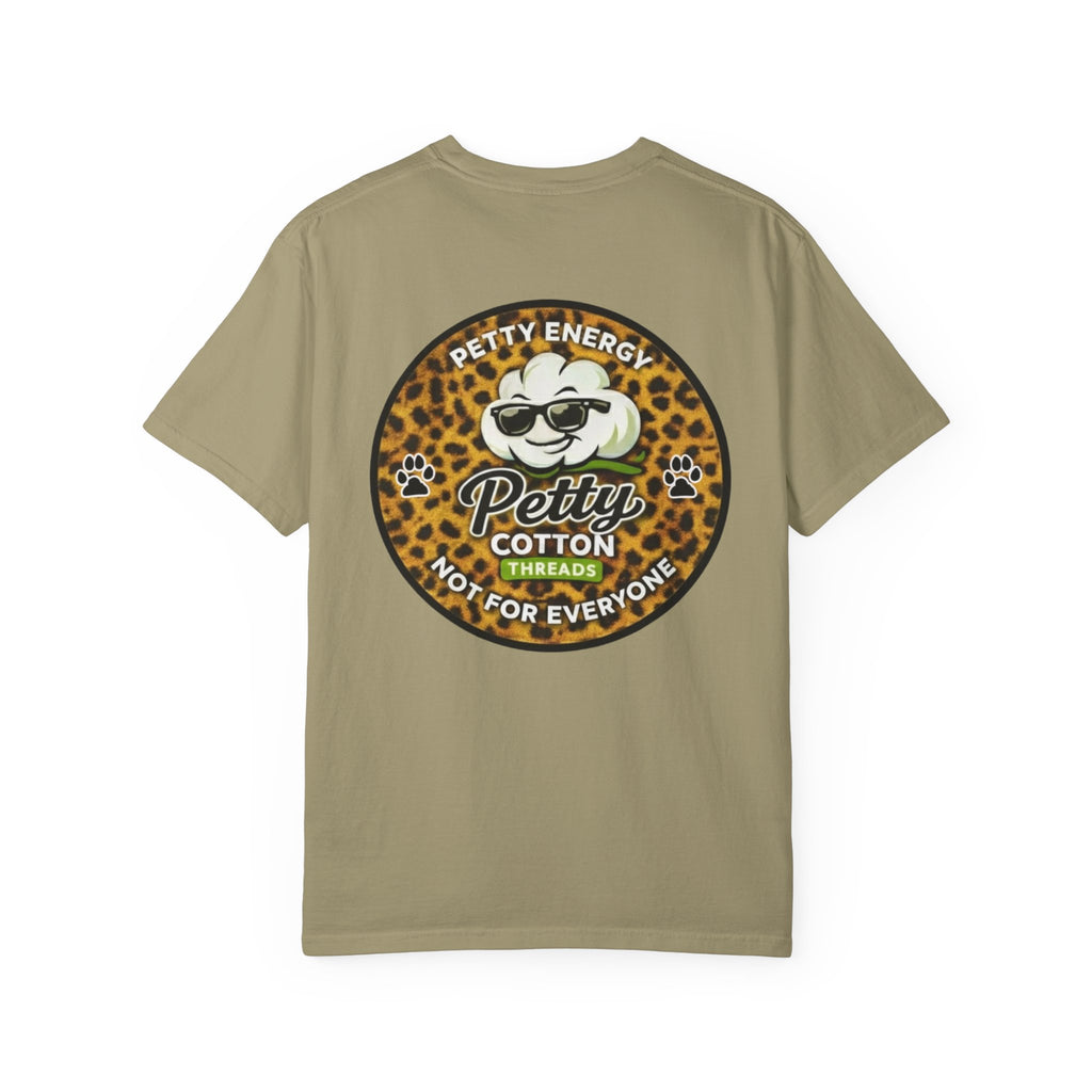 Petty Cotton “Petty Energy” Leopard Patch T-Shirt