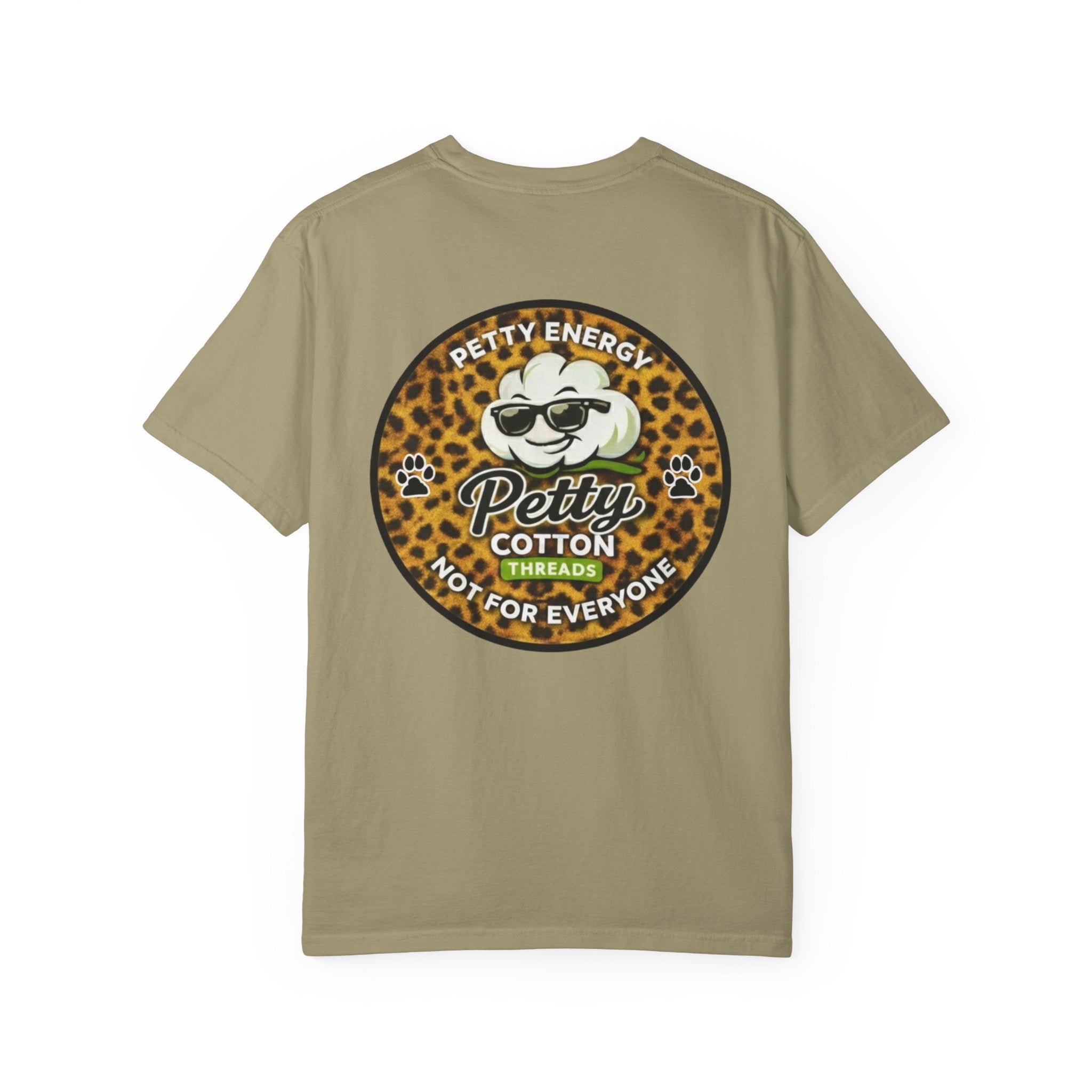 Petty Cotton “Petty Energy” Leopard Patch T-Shirt