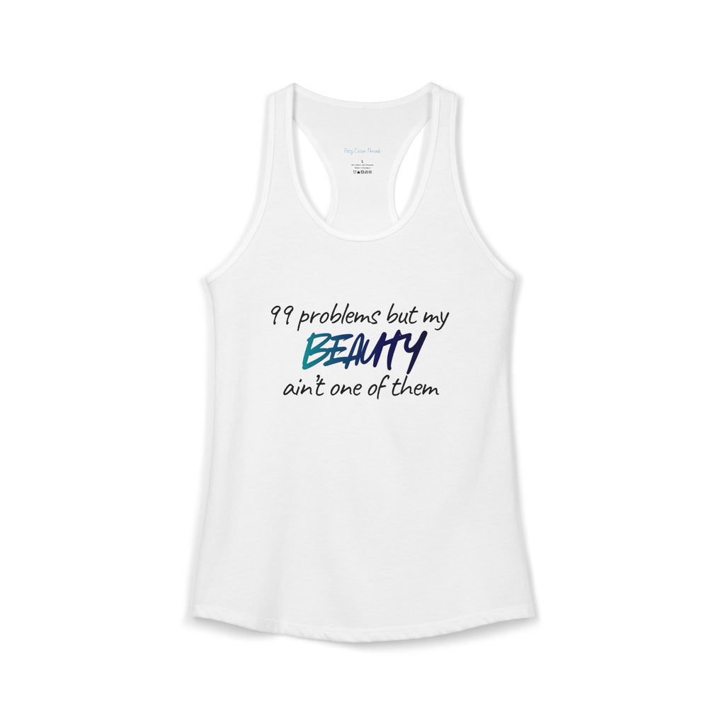 99 Problems Women's Racerback Tank
