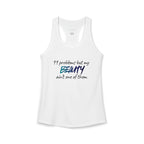 99 Problems Women's Racerback Tank