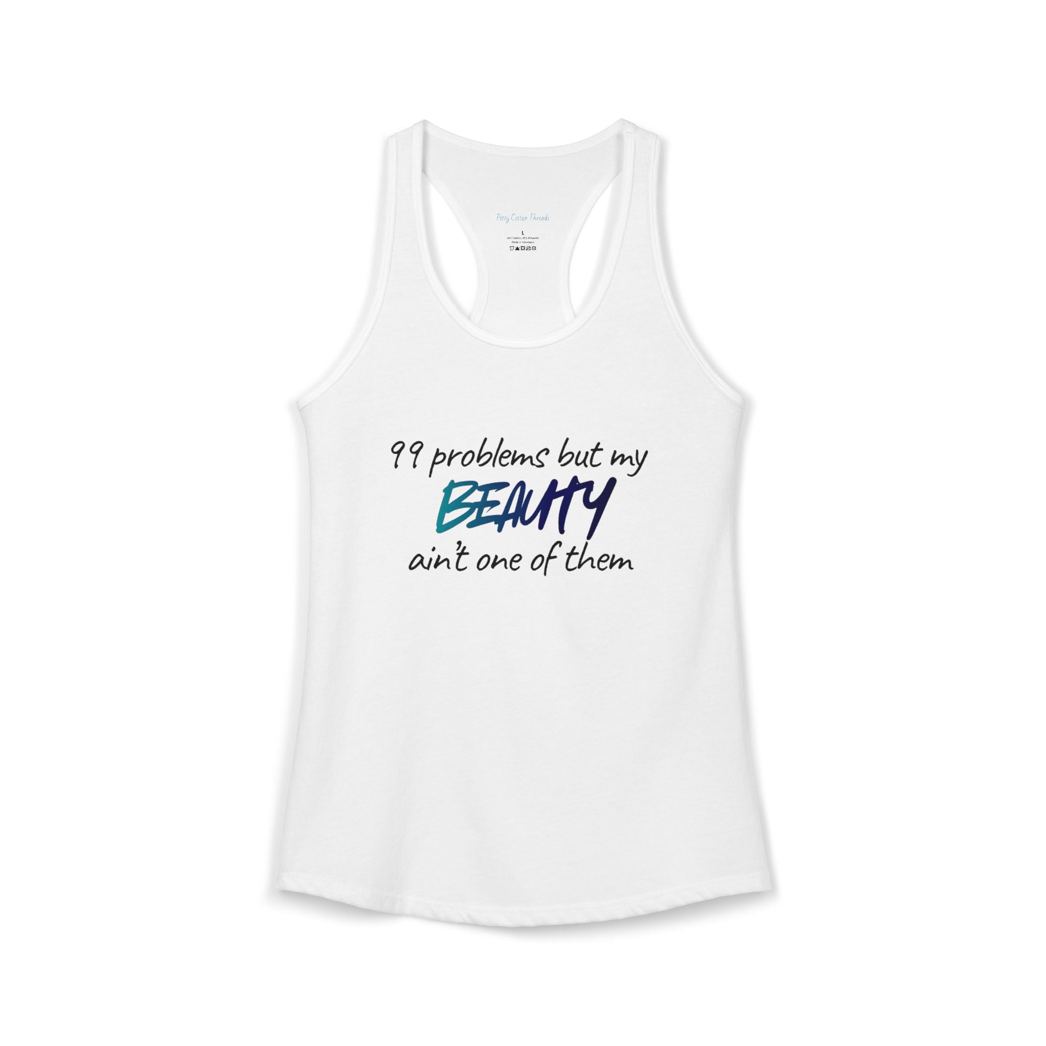 99 Problems Women's Racerback Tank