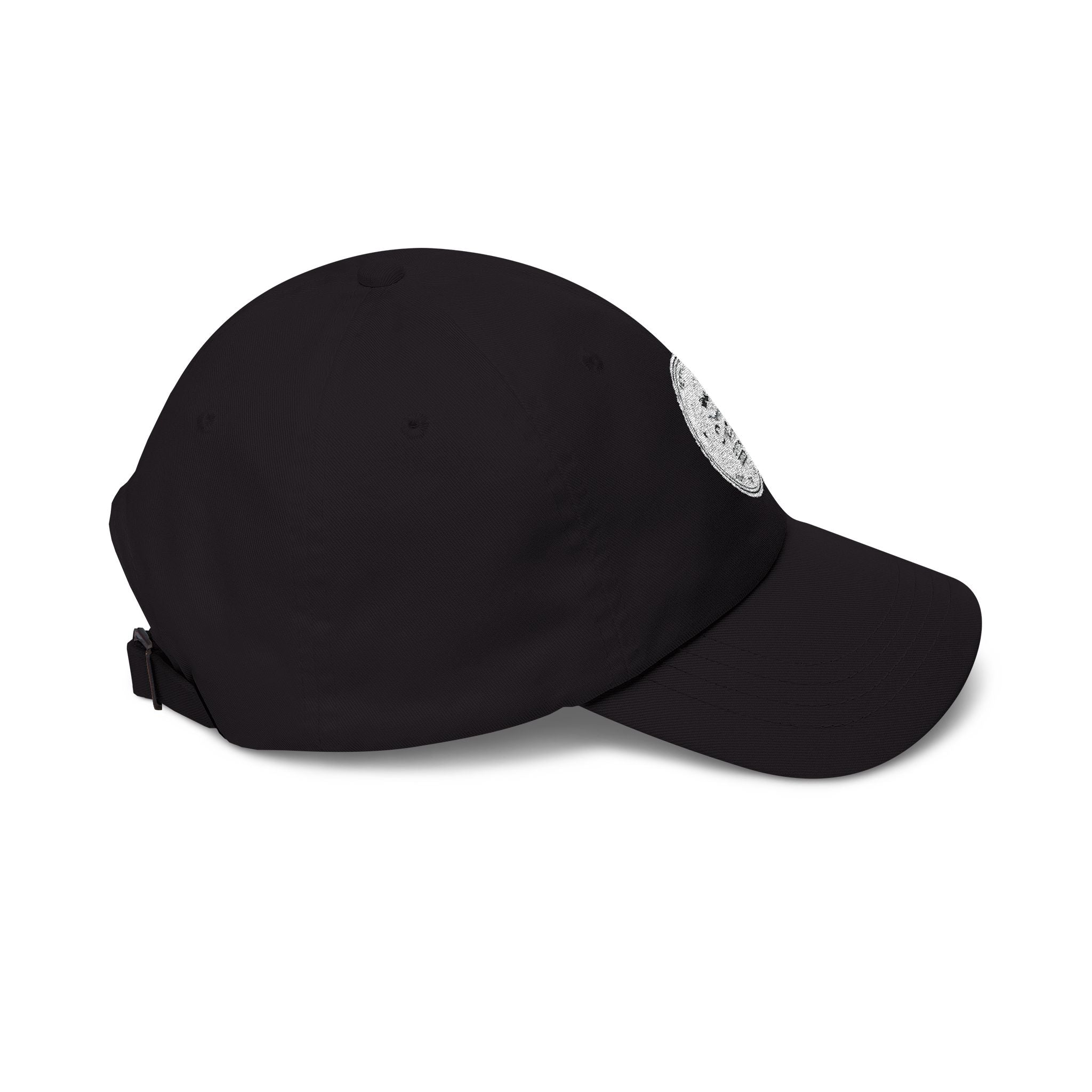 Dad Cap with Vintage 'Petty' Motorcycle Emblem — Classic Biker Baseball Hat