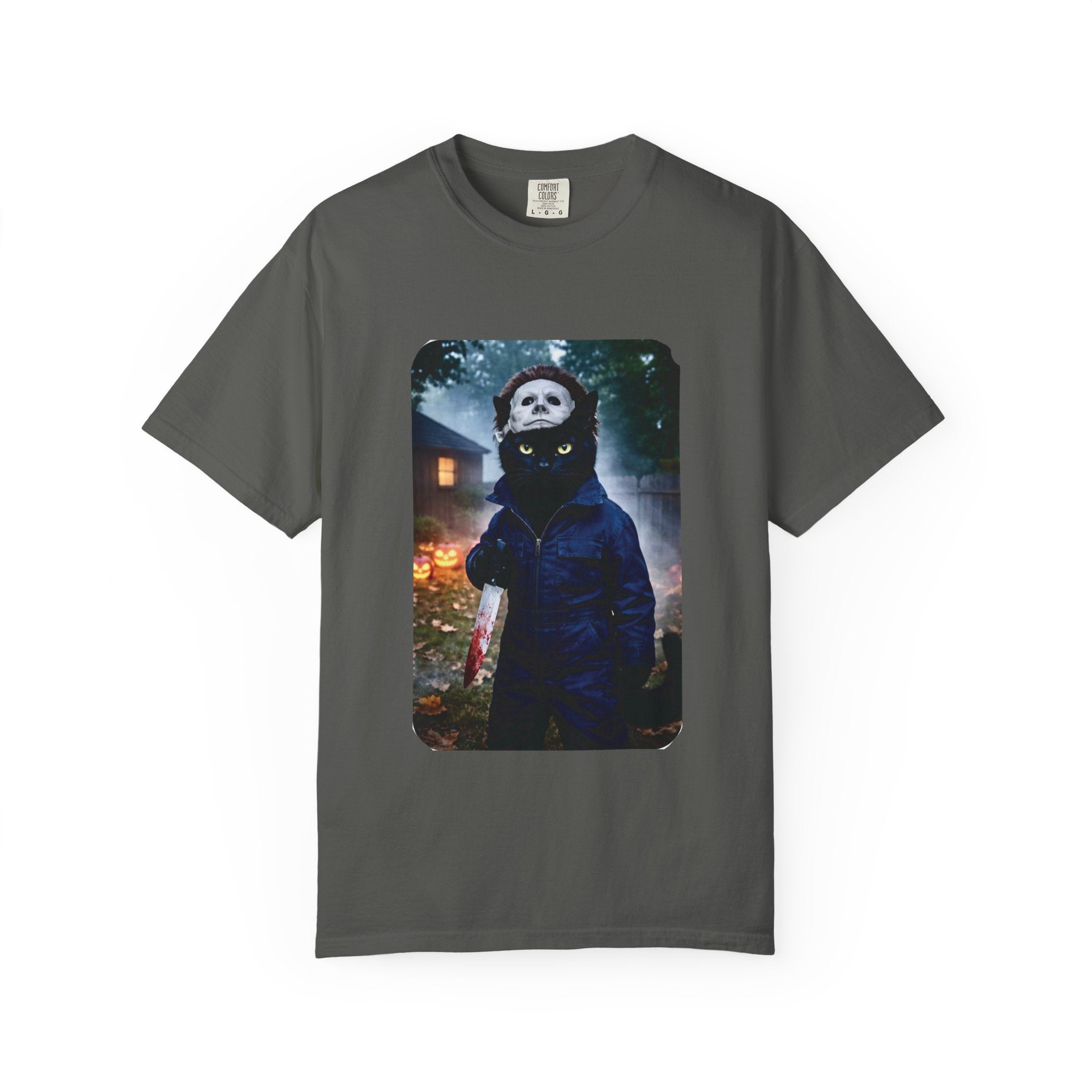 Kitten Myers Halloween T-Shirt — Horror Movie Graphic Tee