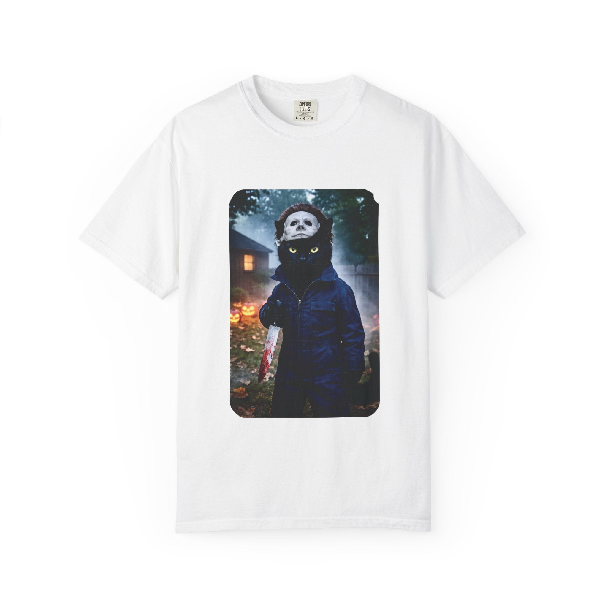 Kitten Myers Halloween T-Shirt — Horror Movie Graphic Tee