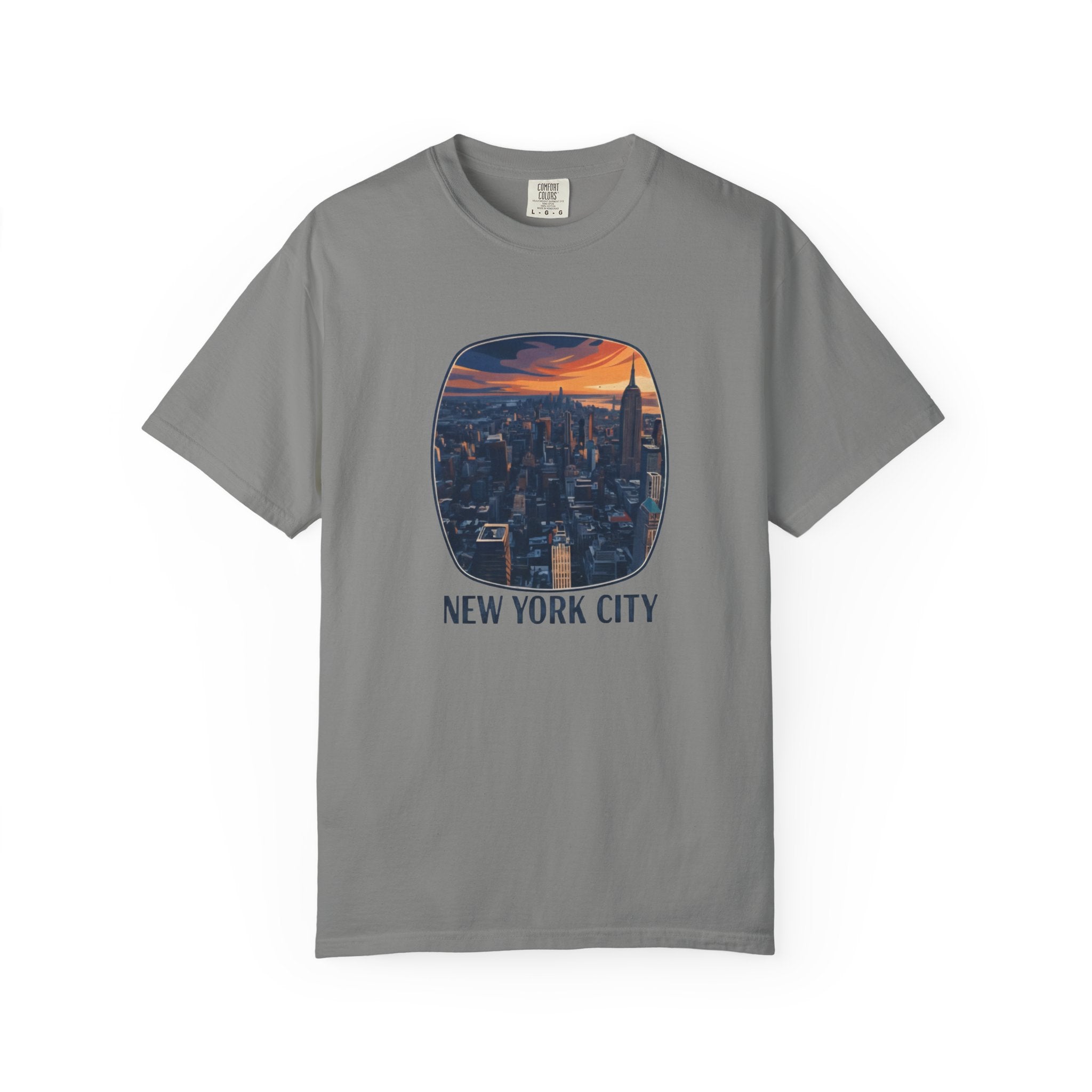 New York City Sunset T-Shirt — NYC Skyline Travel Tee