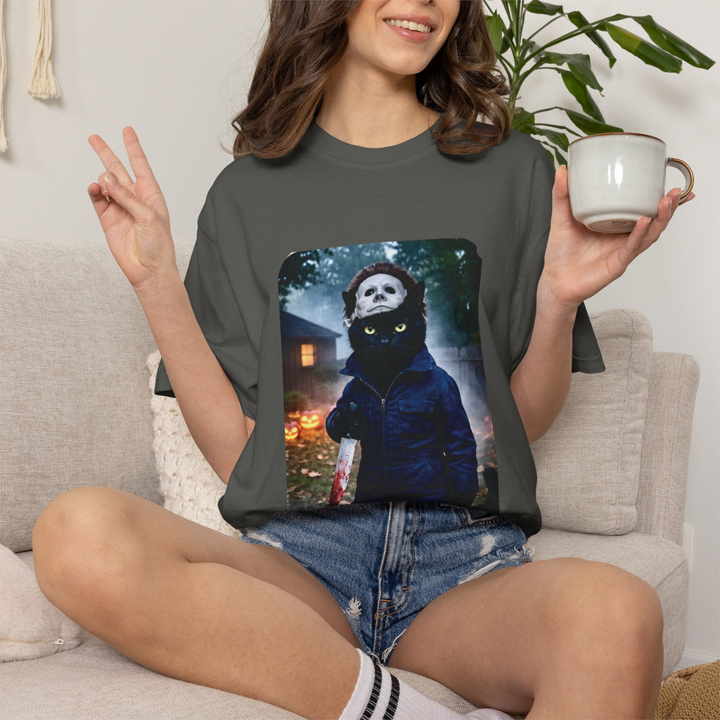 Kitten Myers Halloween T-Shirt — Horror Movie Graphic Tee