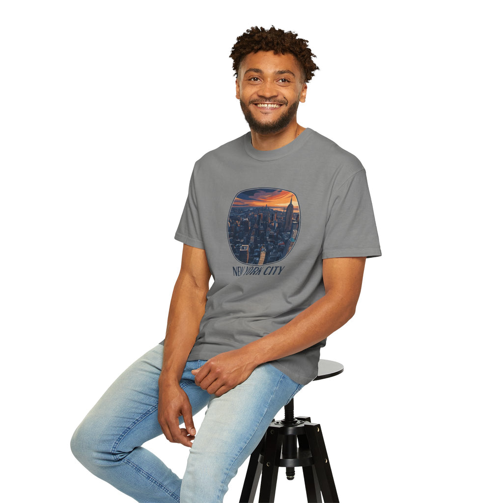 New York City Sunset T-Shirt — NYC Skyline Travel Tee