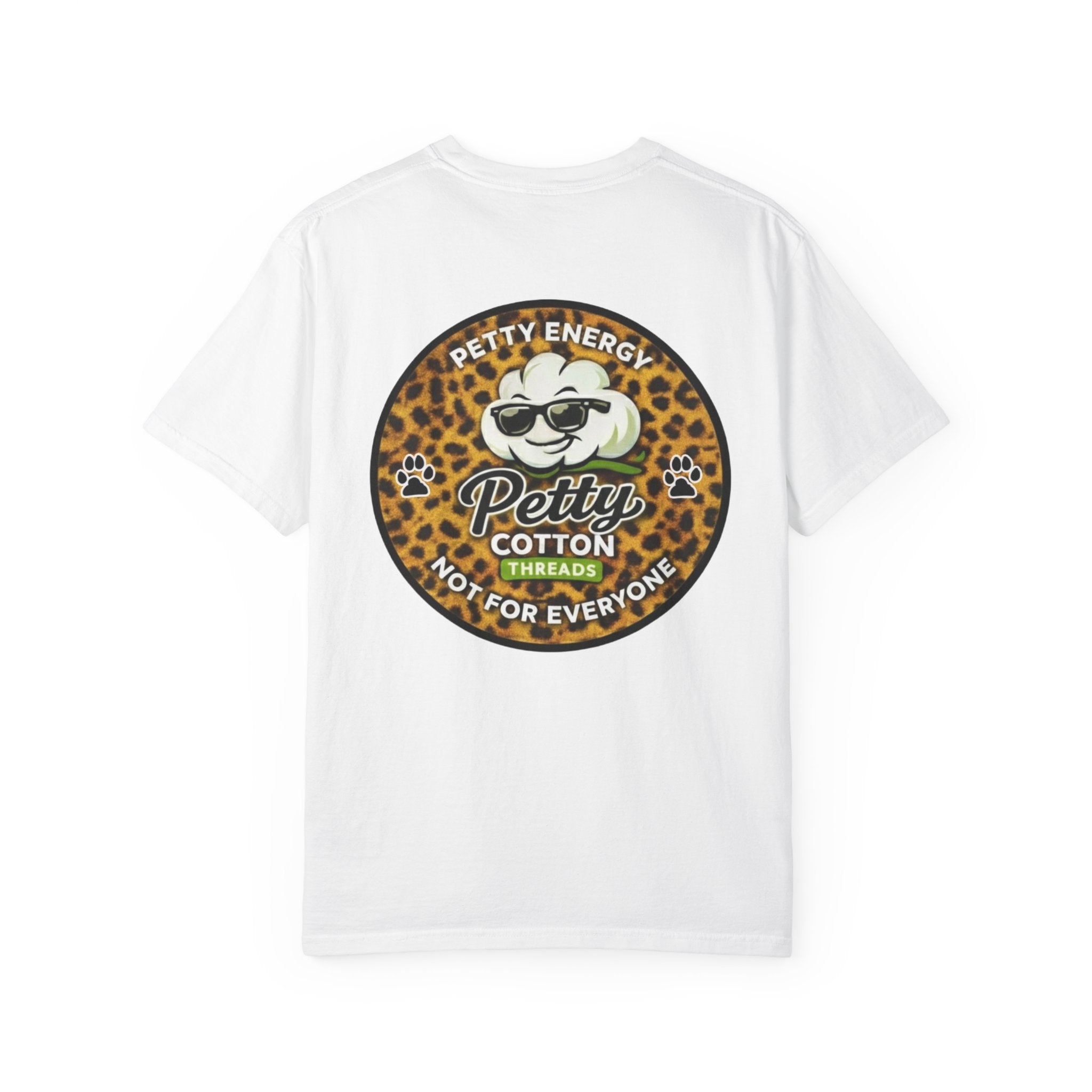 Petty Cotton “Petty Energy” Leopard Patch T-Shirt