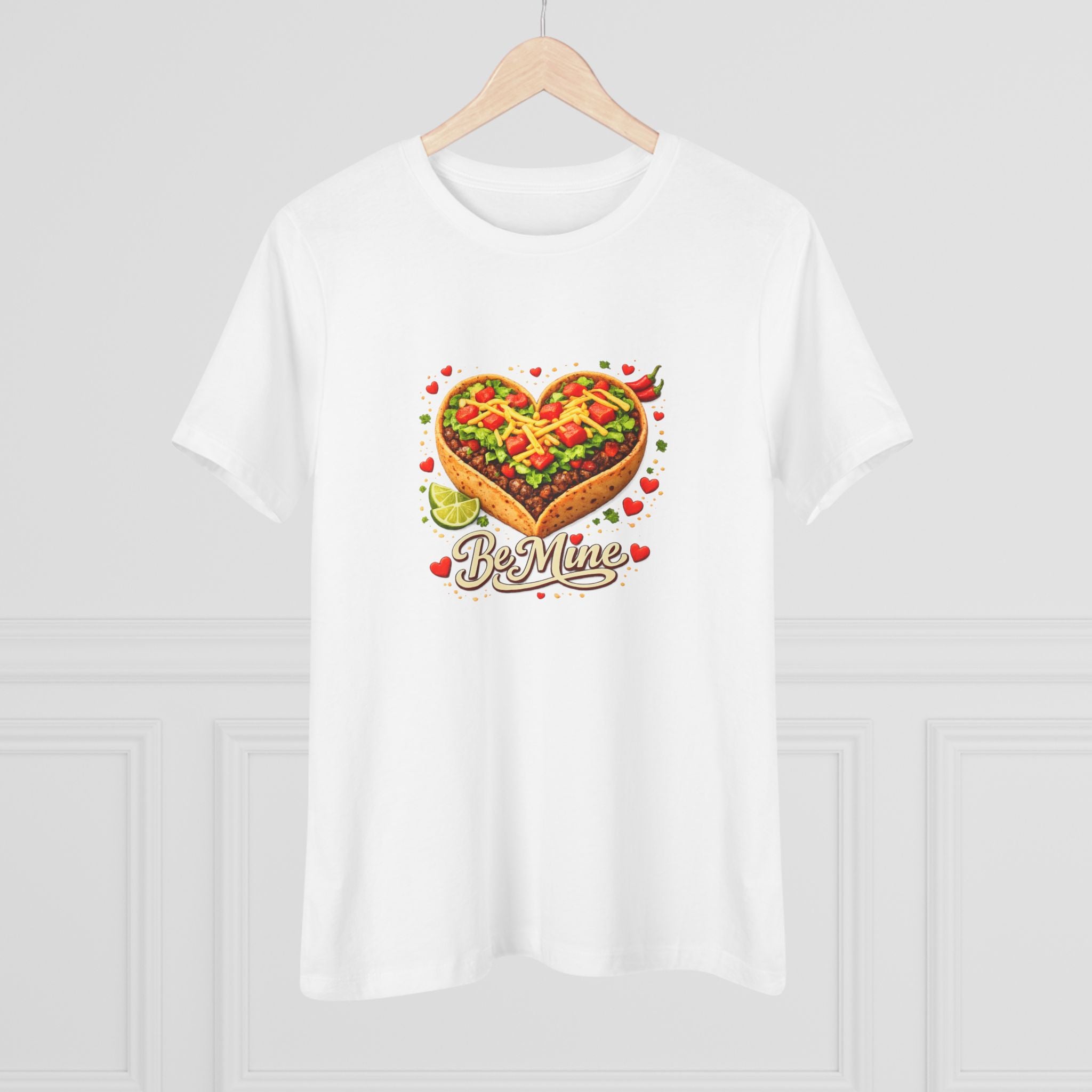 Taco Heart Tee — Graphic Women’s Cotton T‑Shirt