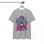Petty Cotton Graphic Tee — Colorful Punk Anime-Inspired Design