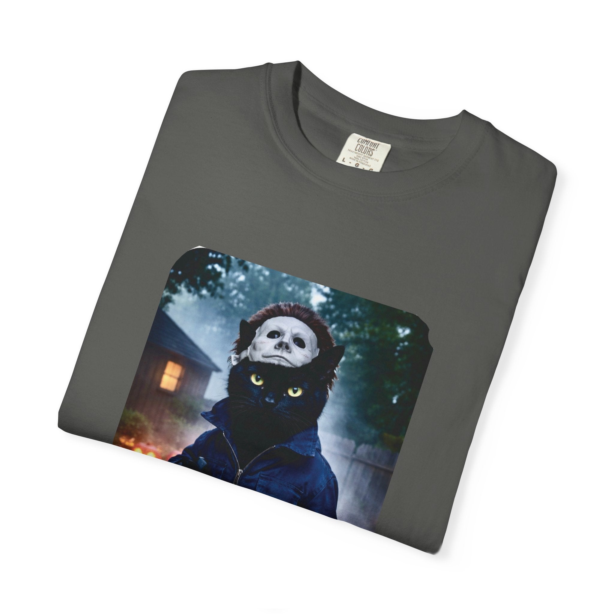 Kitten Myers Halloween T-Shirt — Horror Movie Graphic Tee