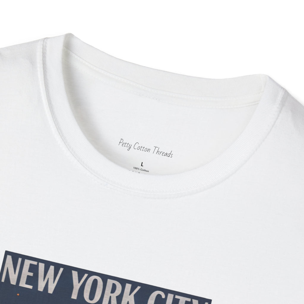 New York City Skyline T-Shirt — Retro Sunset NYC Graphic Tee