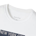 New York City Skyline T-Shirt — Retro Sunset NYC Graphic Tee