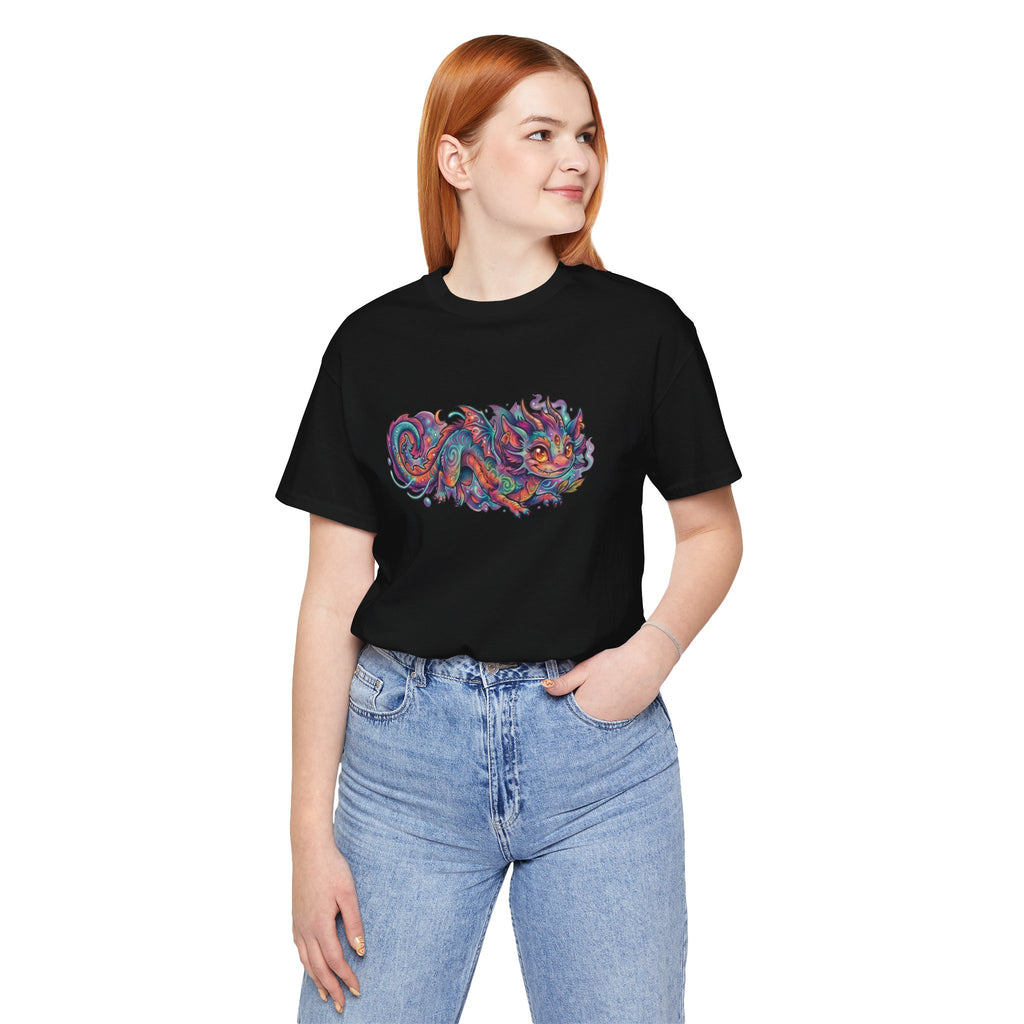 Colorful Psychedelic Cat T-Shirt