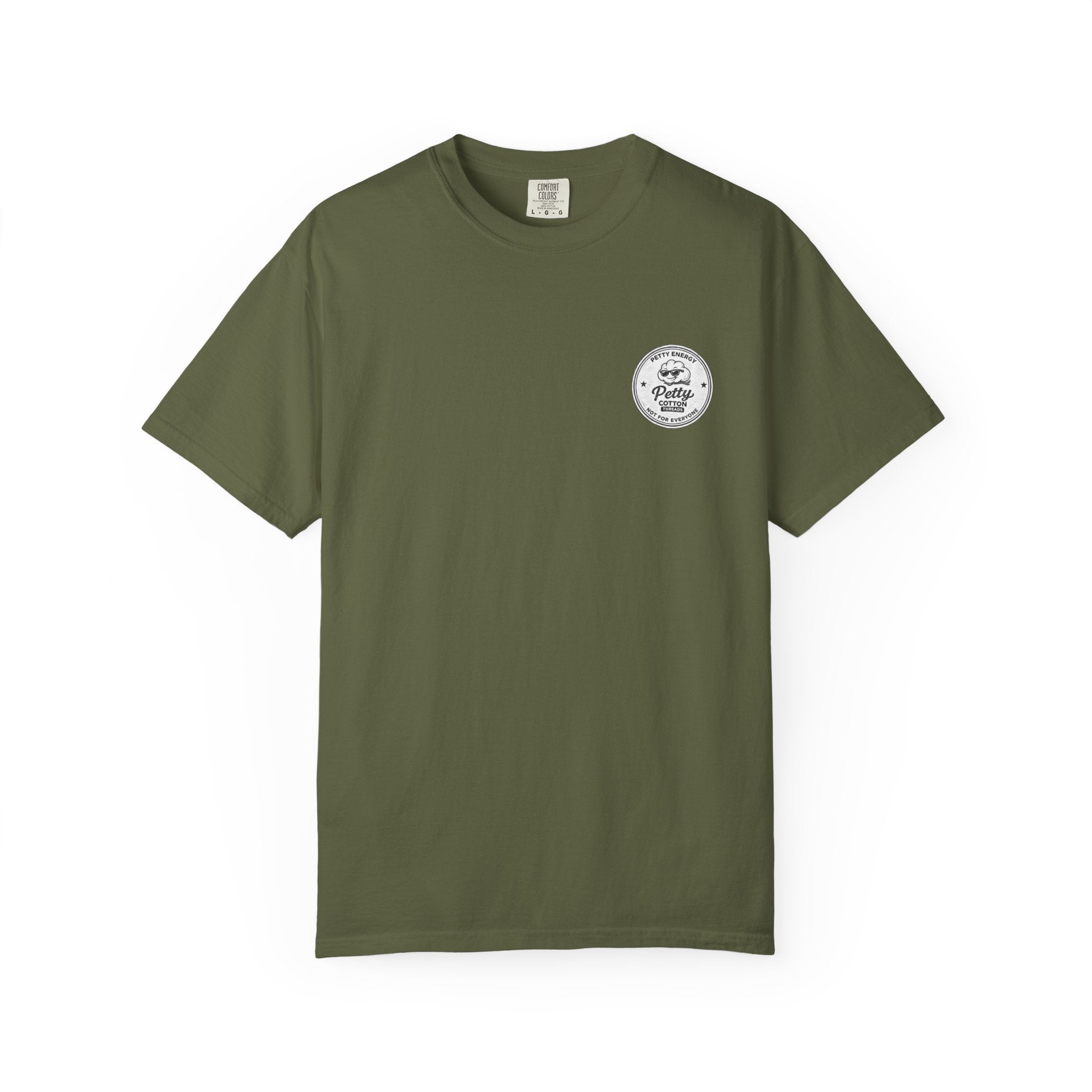 Petty Energy Graphic T-Shirt — 'Petty Cotton Threads' Vintage Badge