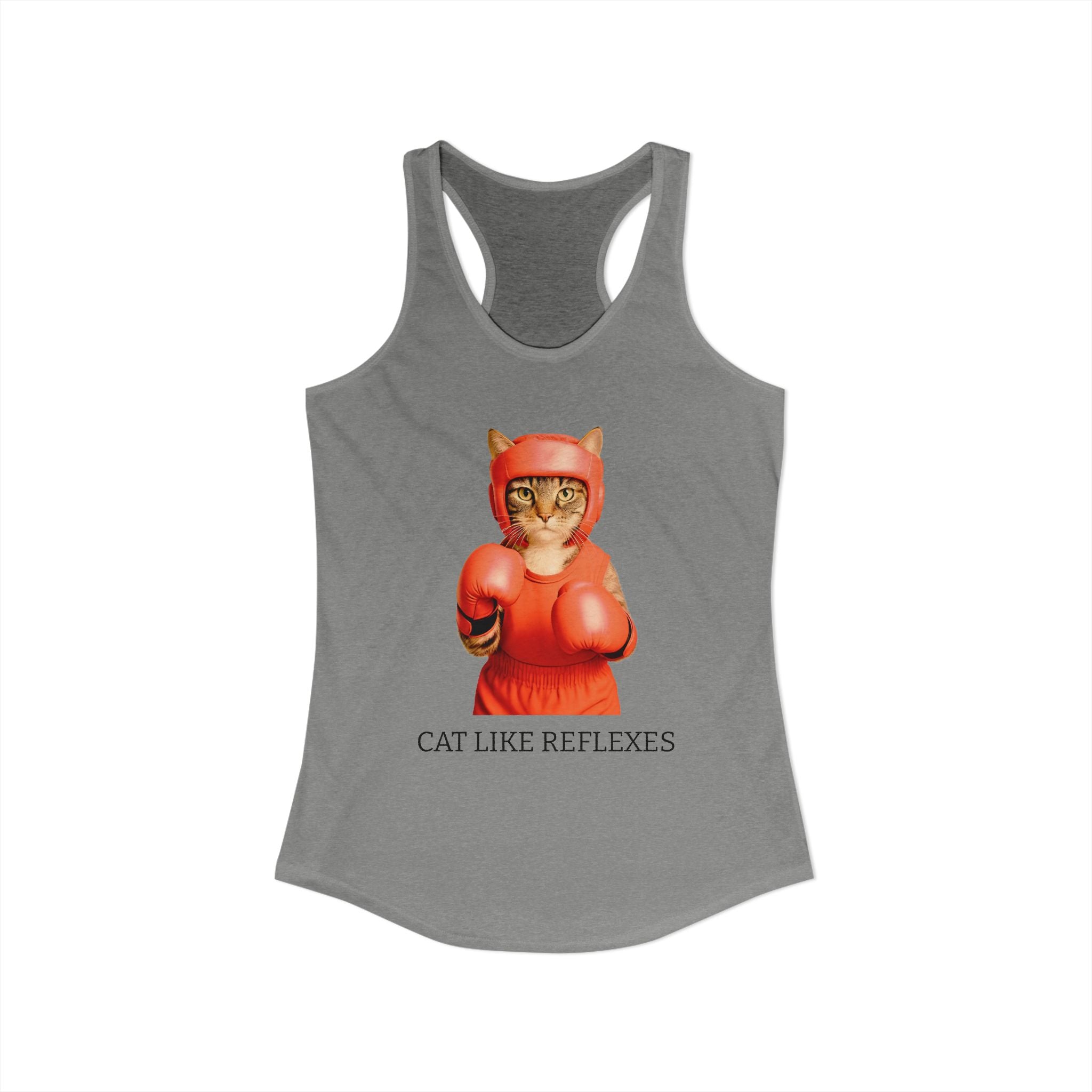 Cat Like Reflexes Women's Ideal Racerback Tank