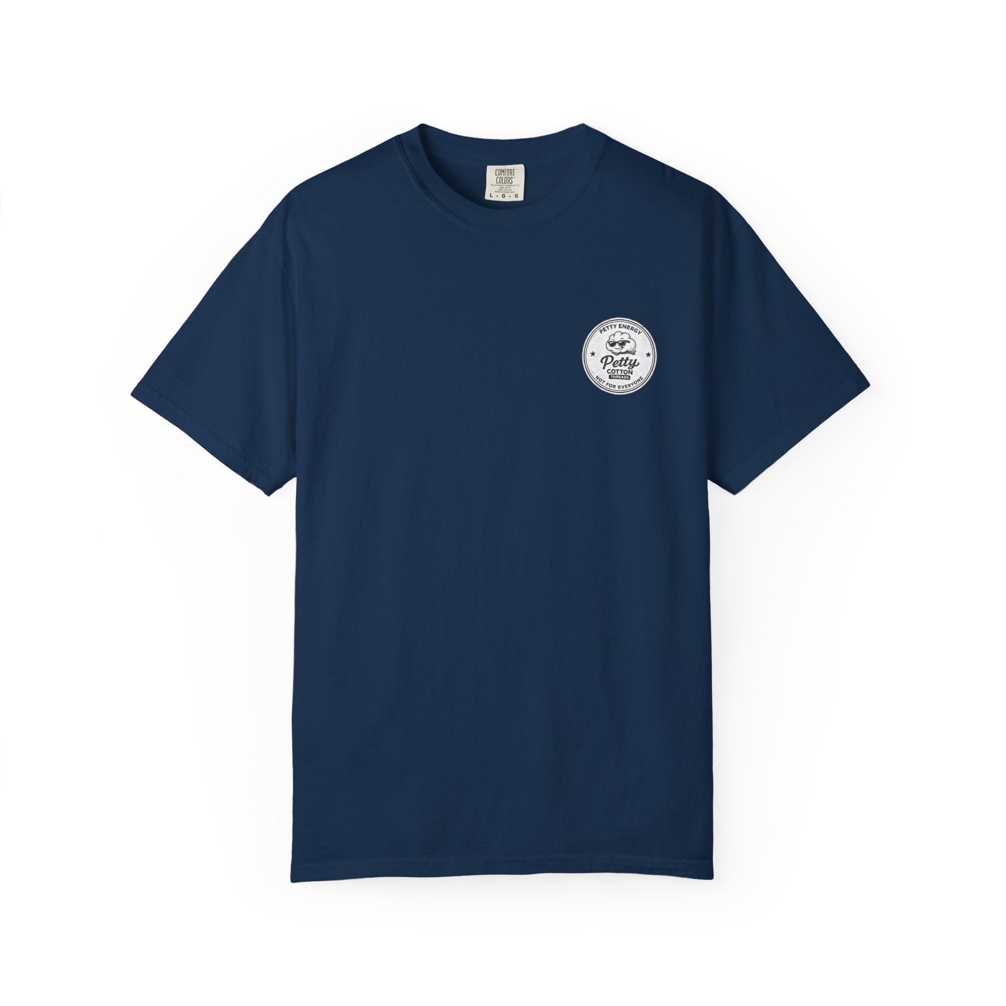 Petty Energy Graphic T-Shirt — 'Petty Cotton Threads' Vintage Badge