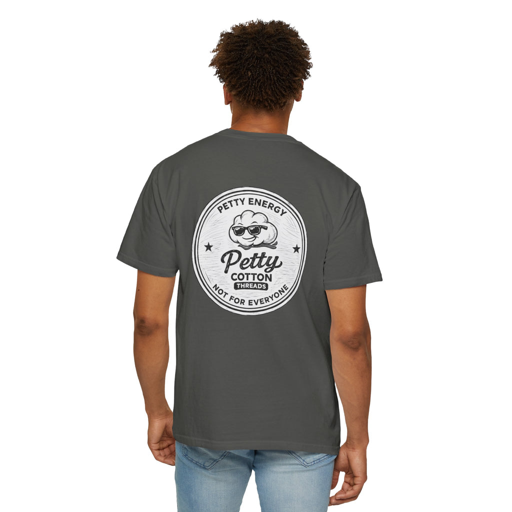 Petty Energy Graphic T-Shirt — 'Petty Cotton Threads' Vintage Badge