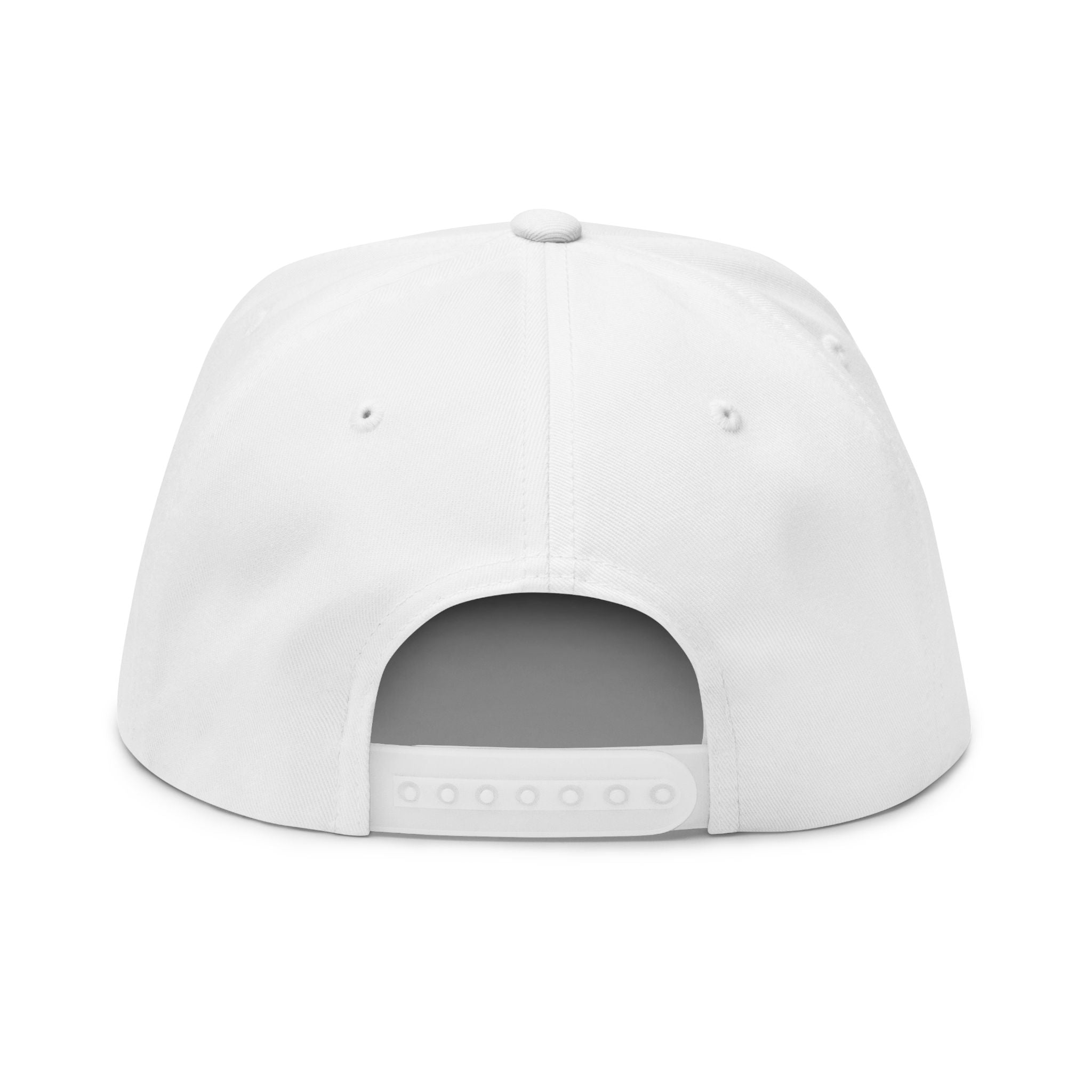 Petty Embroidered Flat Bill Cap — Bold Snapback Hat