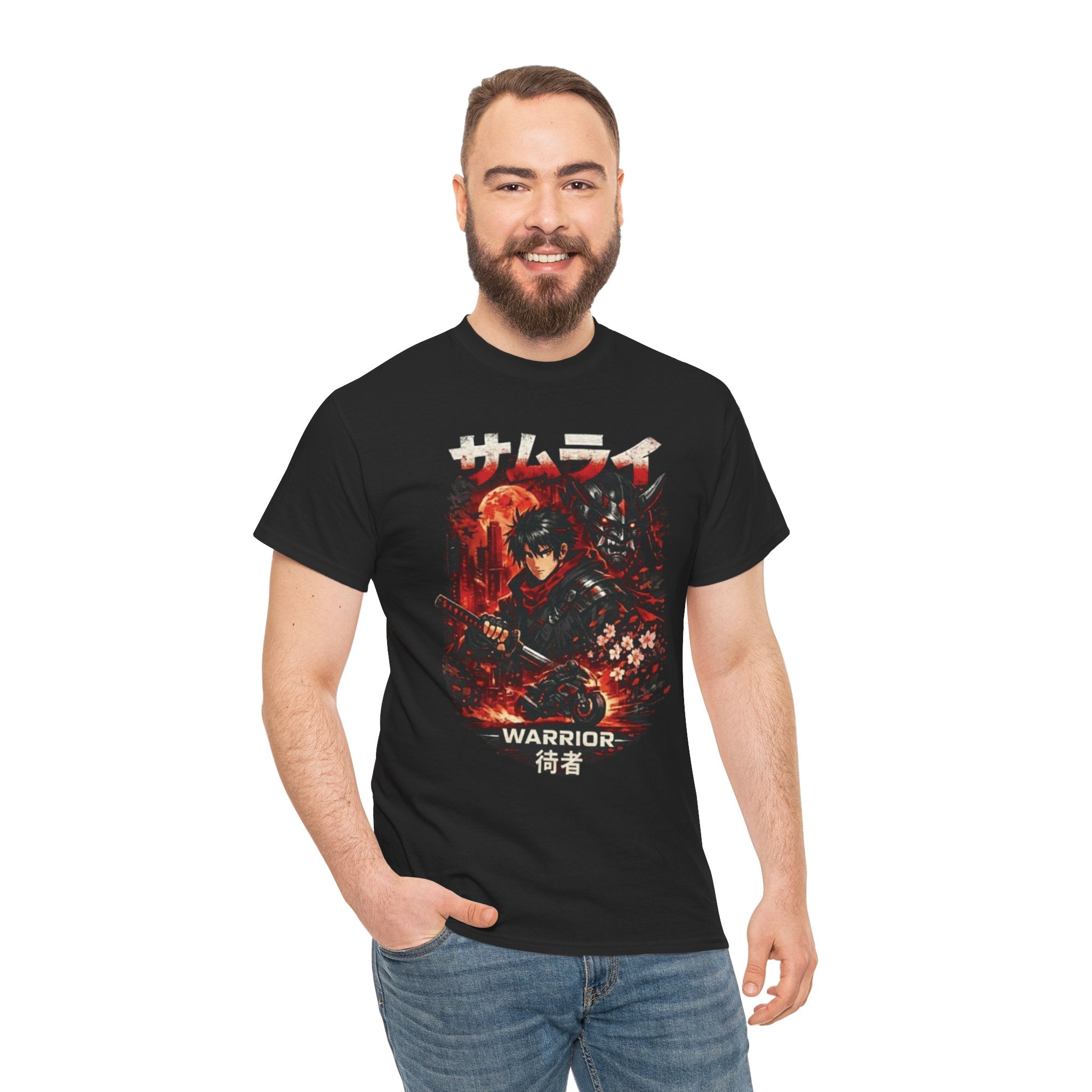 Samurai Warrior  Unisex Heavy Cotton Tee