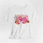 Powered by Petty T-Shirt — Donut & Coffee Funny Graphic Tee