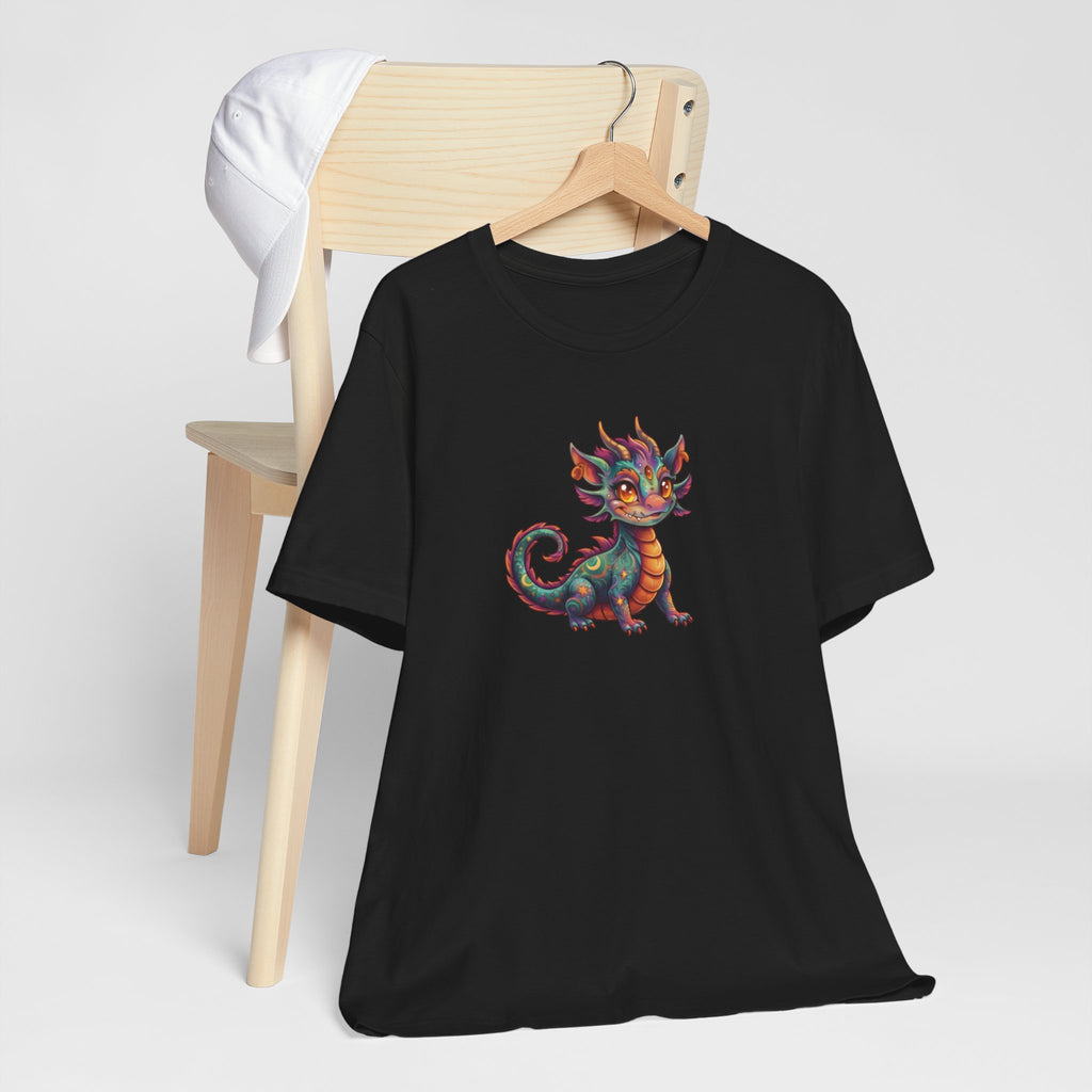Cute Colorful Dragon T‑Shirt — Whimsical Fantasy Baby Dragon Tee