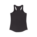 Cat Lady  In white font Women's Ideal Racerback Tank