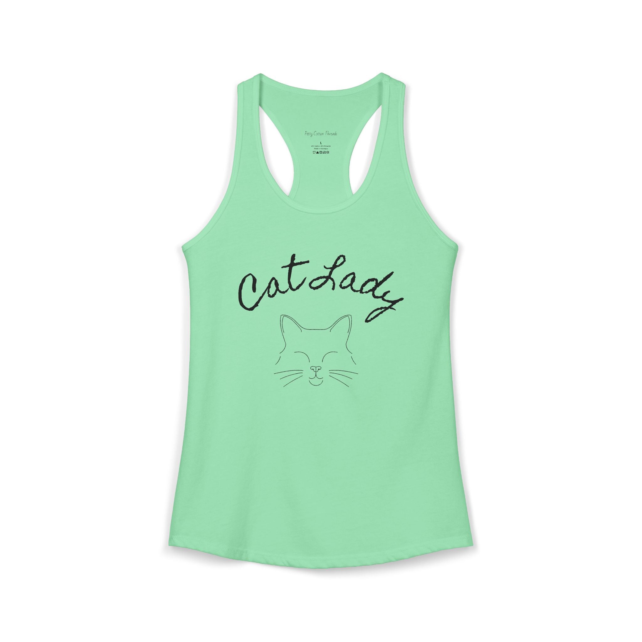 Cat Lady Women's Ideal Racerback Tank