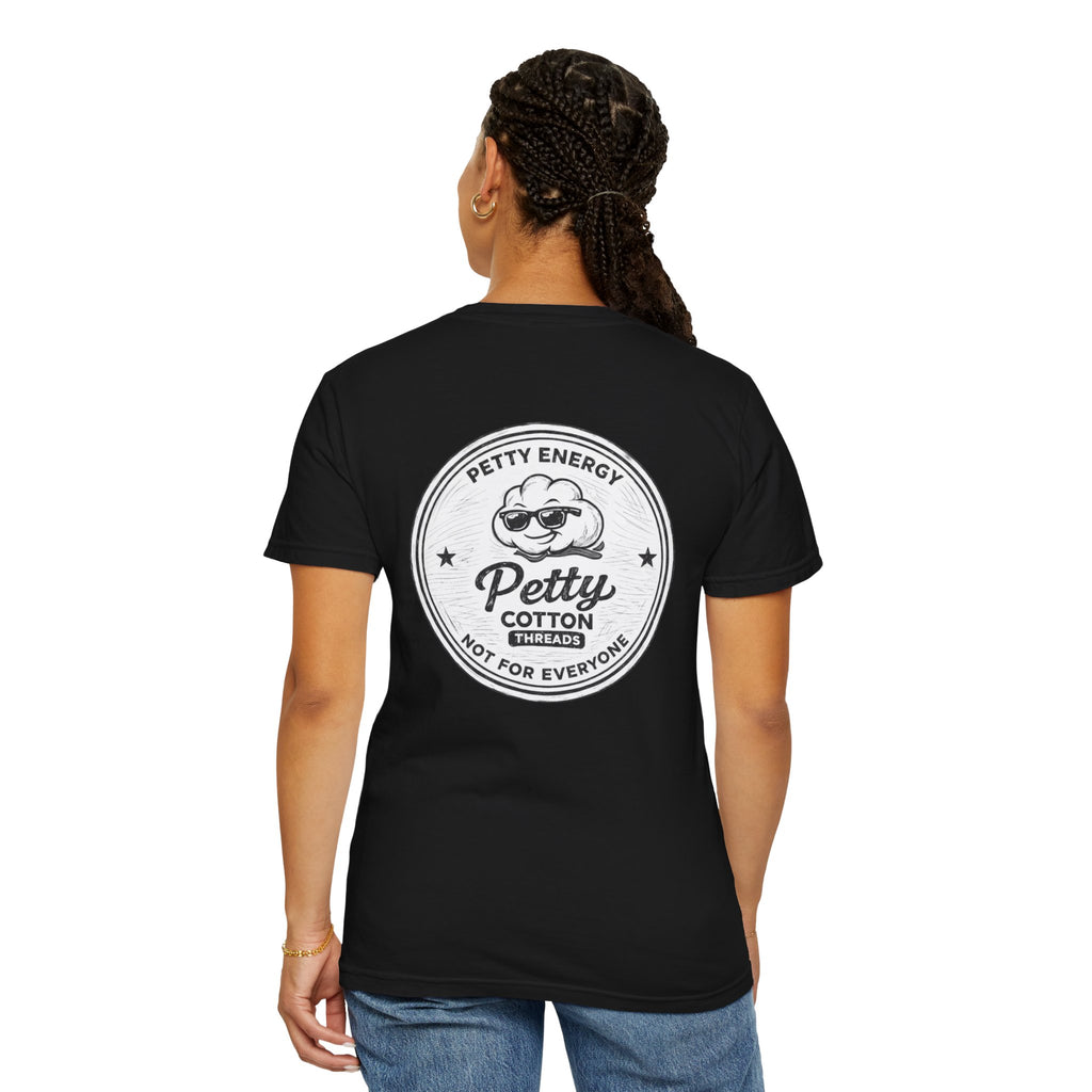 Petty Energy Graphic T-Shirt — 'Petty Cotton Threads' Vintage Badge
