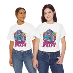 Petty Cotton Graphic Tee — Colorful Punk Anime-Inspired Design