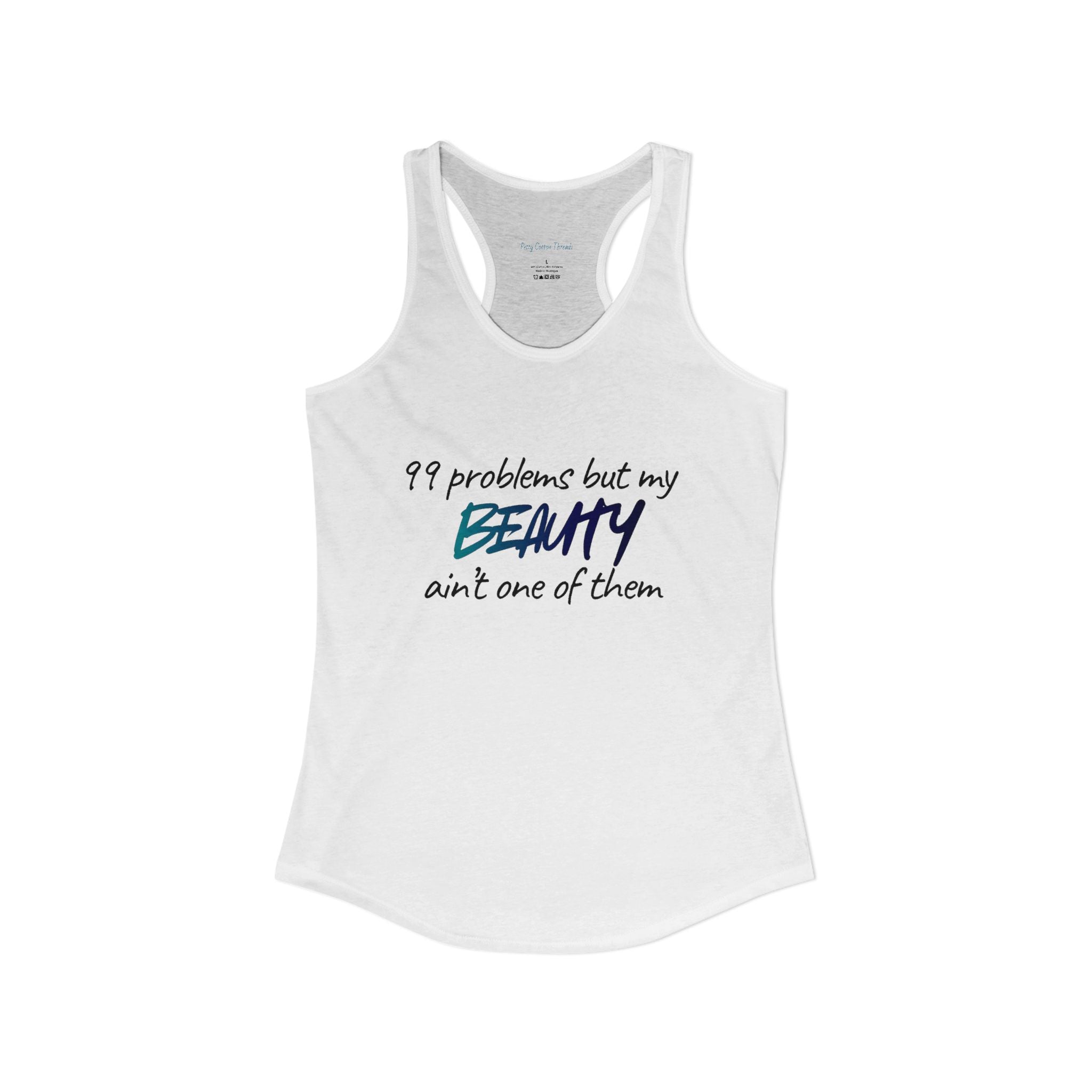 99 Problems Women's Racerback Tank