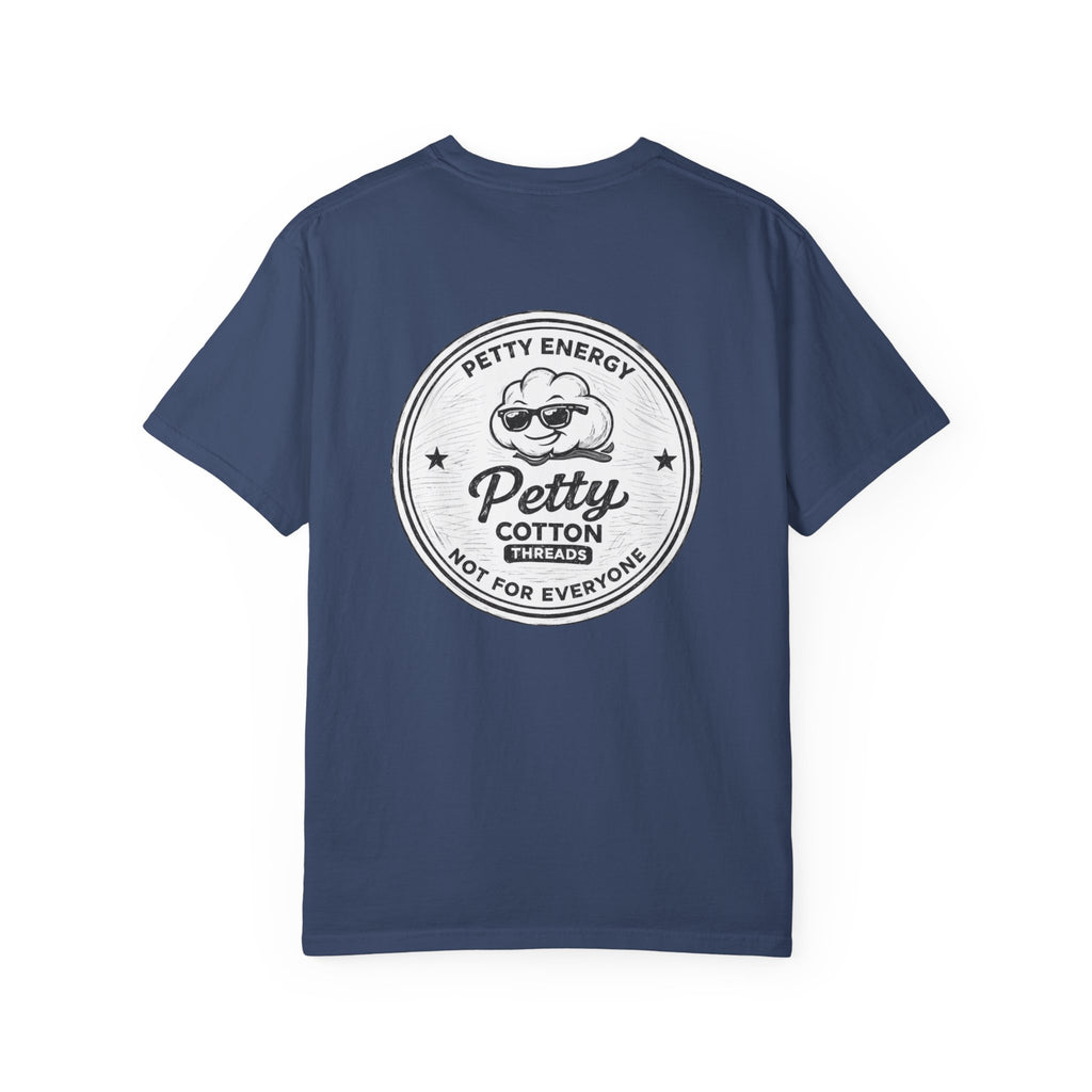 Petty Energy Graphic T-Shirt — 'Petty Cotton Threads' Vintage Badge