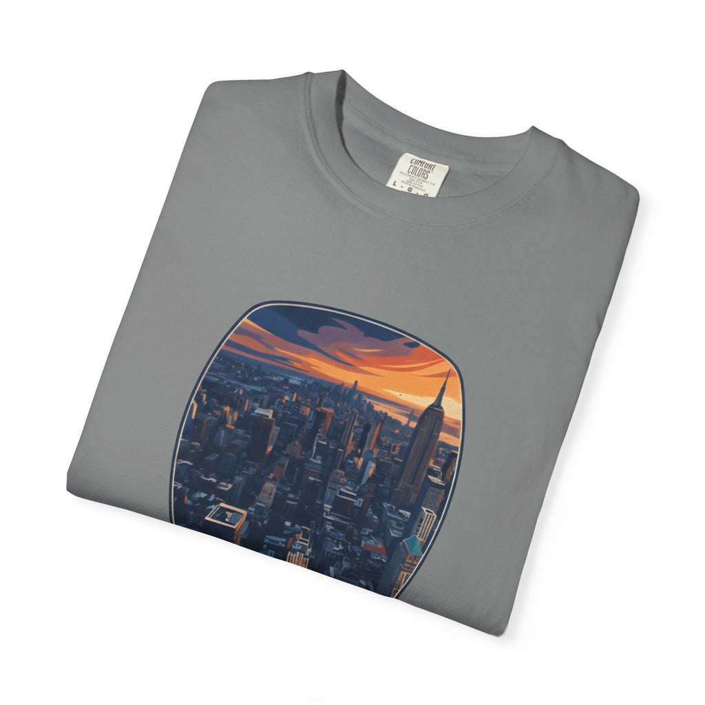 New York City Sunset T-Shirt — NYC Skyline Travel Tee