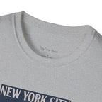 New York City Skyline T-Shirt — Retro Sunset NYC Graphic Tee