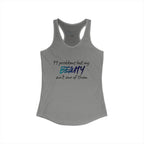 99 Problems Women's Racerback Tank