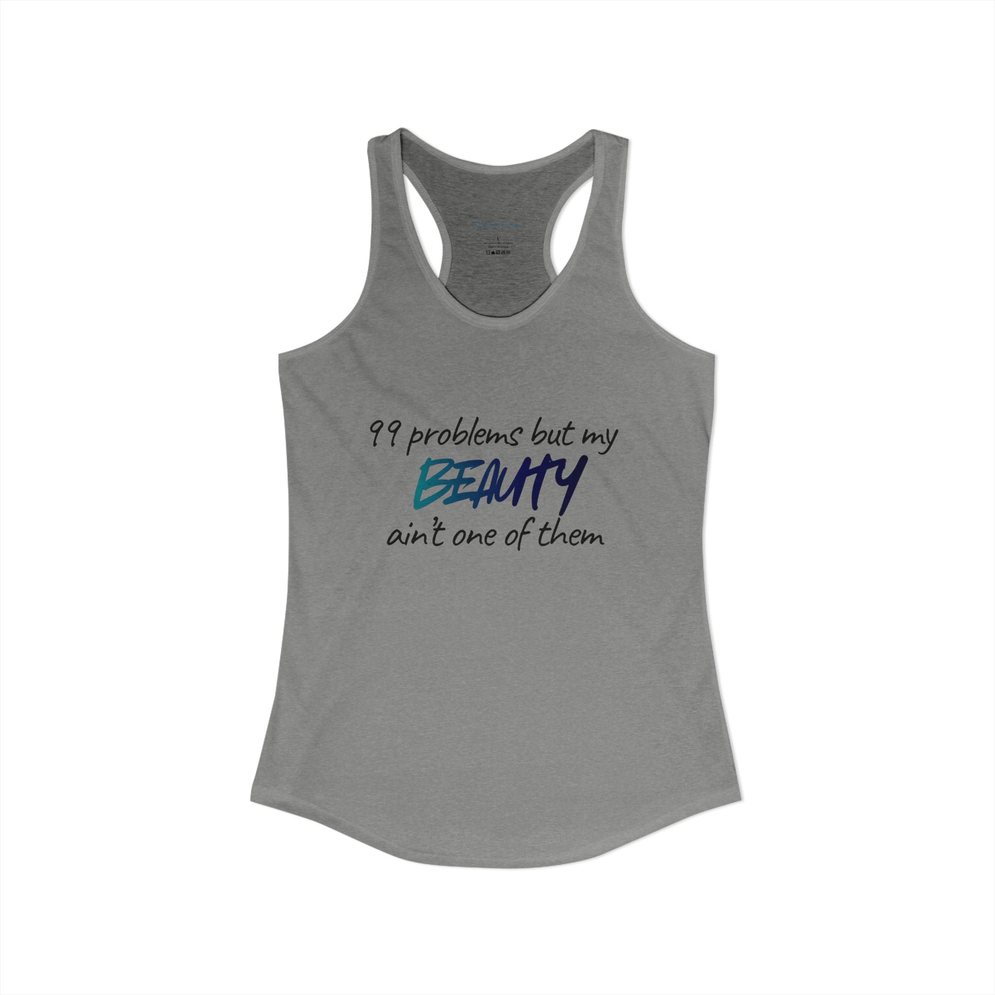 99 Problems Women's Racerback Tank