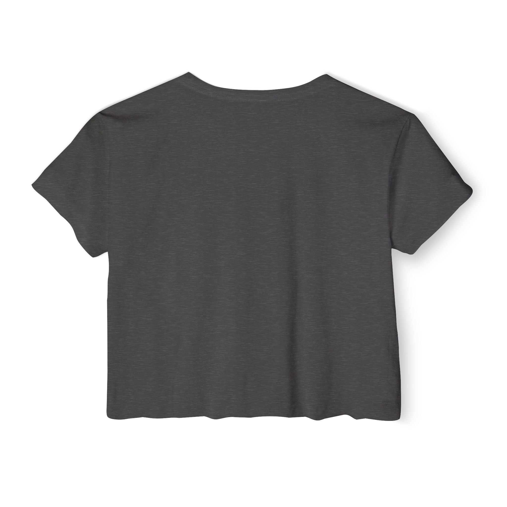 Horror Diva in White Font Gothic Festival Crop Top