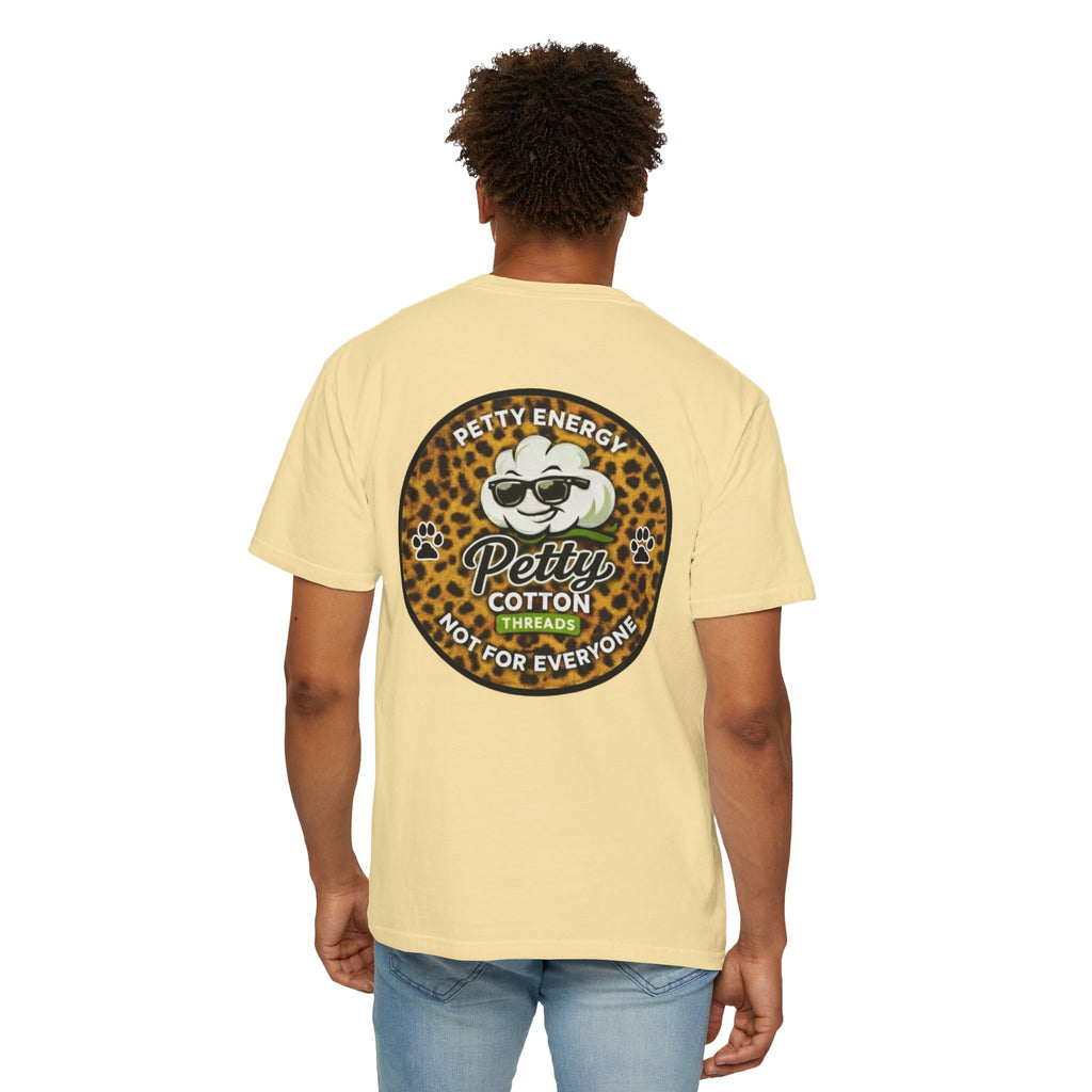 Petty Cotton “Petty Energy” Leopard Patch T-Shirt