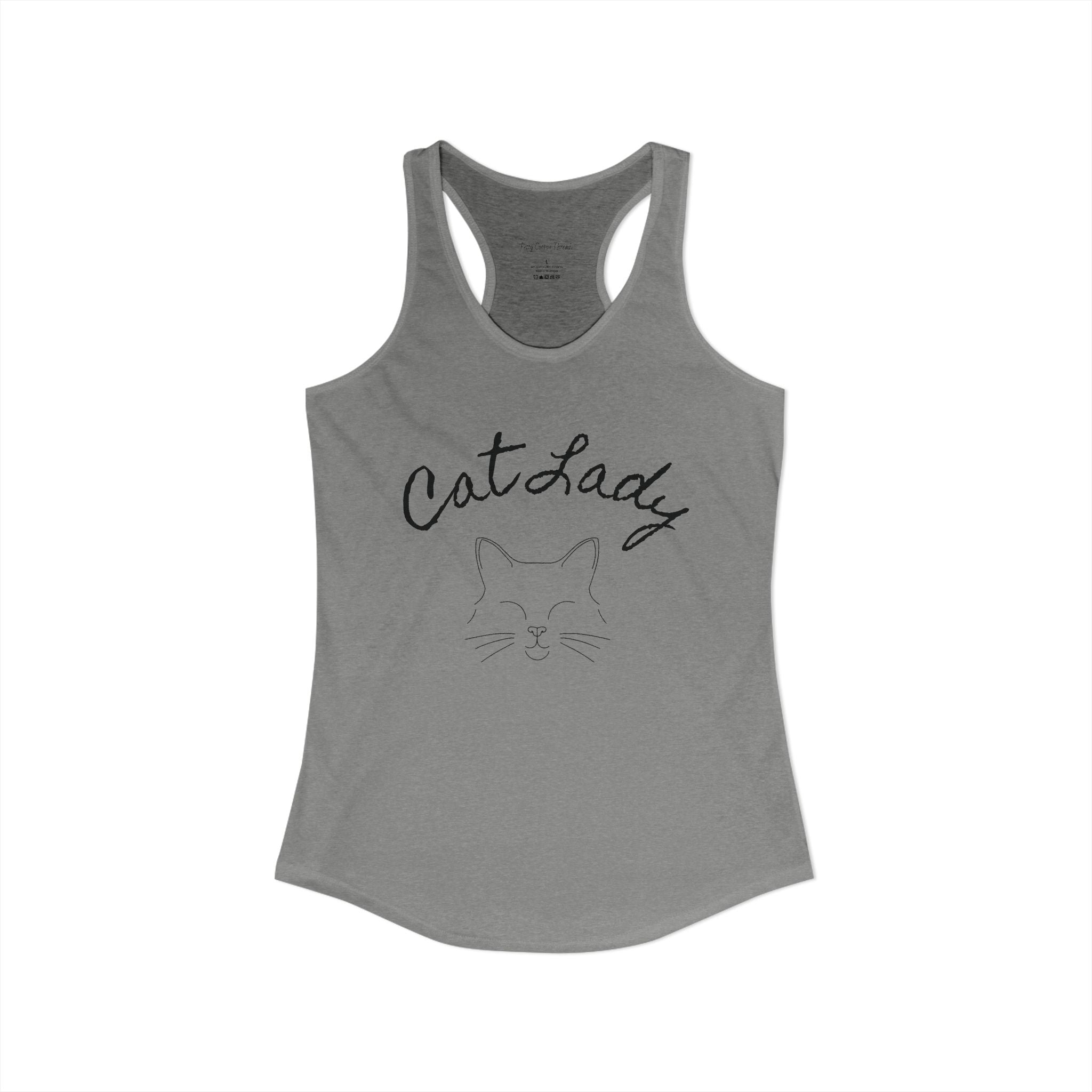 Cat Lady Women's Ideal Racerback Tank