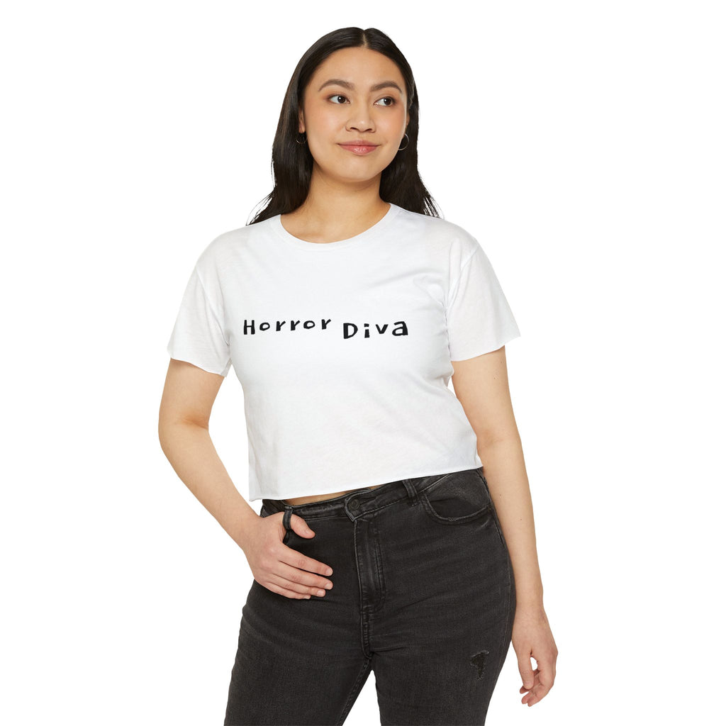 Horror Diva Women's Gothic Festival Crop Top