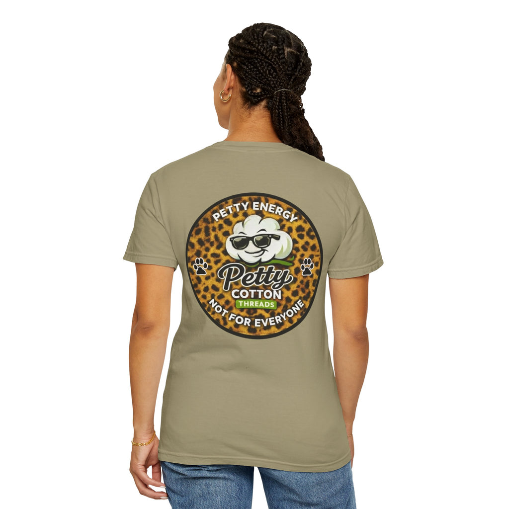 Petty Cotton “Petty Energy” Leopard Patch T-Shirt