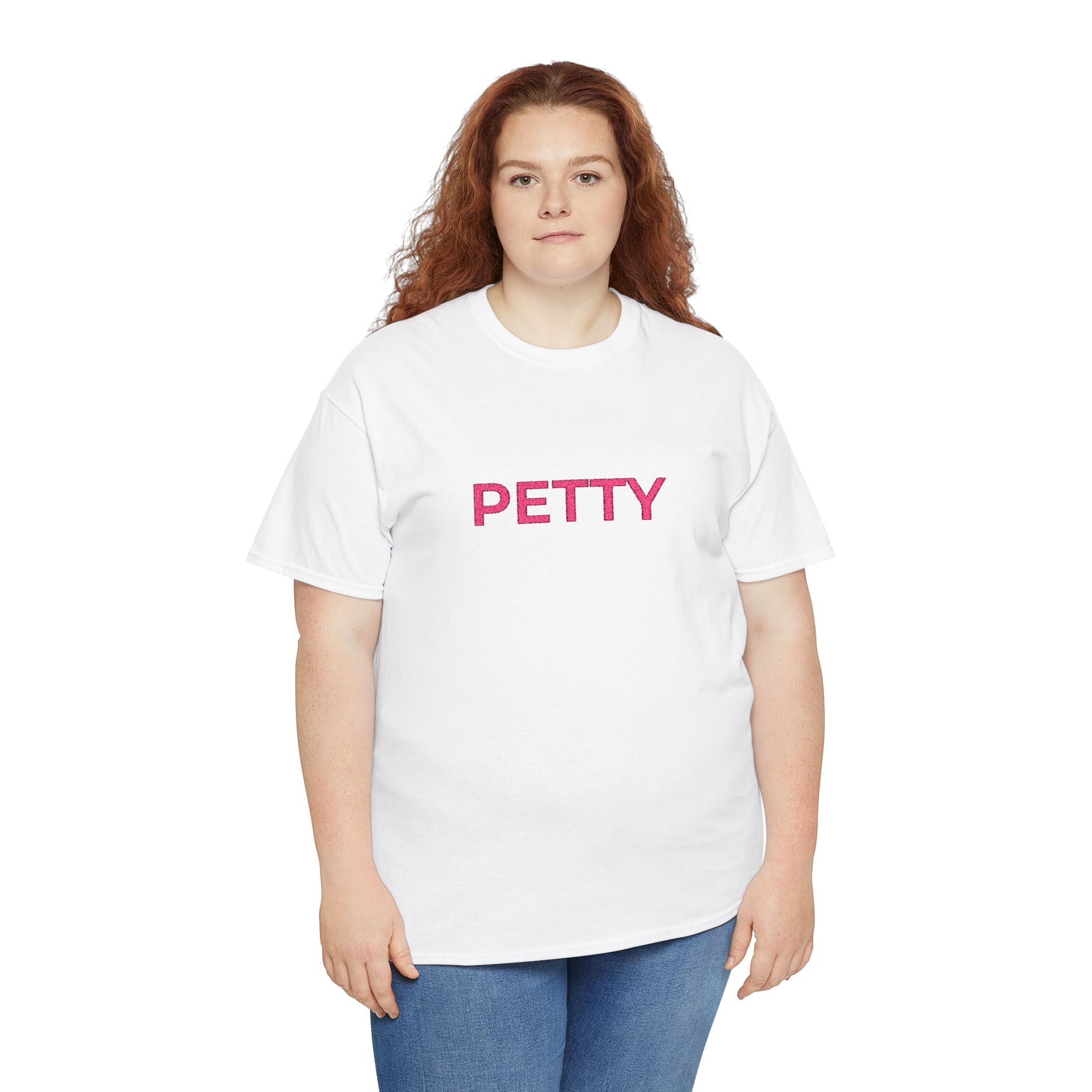 Petty T-Shirt — Pink embroidery Graphic Tee
