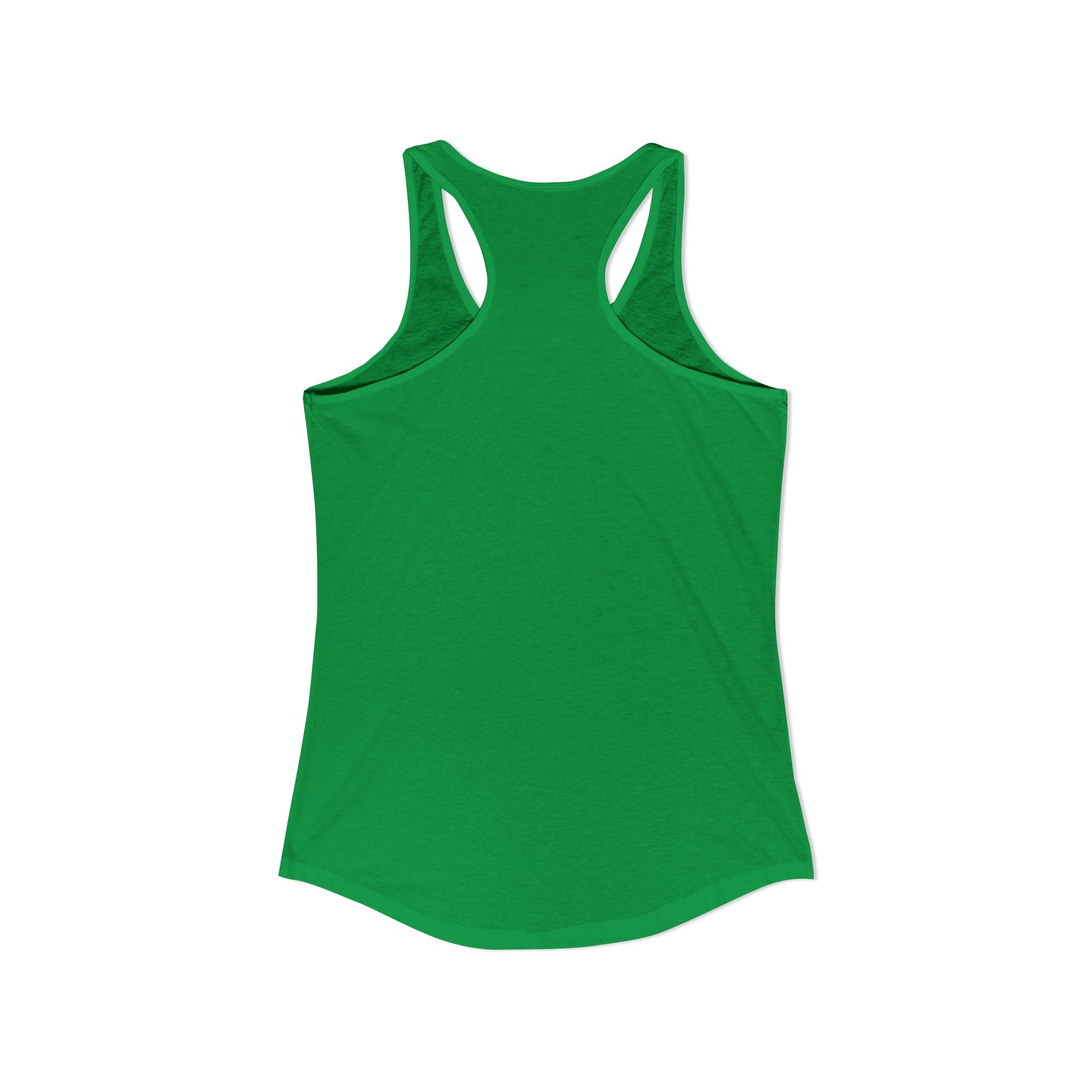 Cat Lady  In white font Women's Ideal Racerback Tank