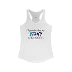 99 Problems Women's Racerback Tank