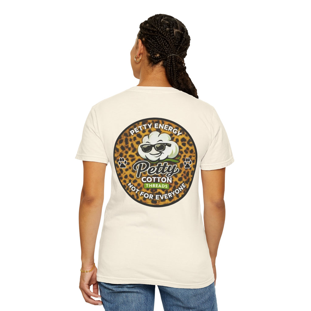 Petty Cotton “Petty Energy” Leopard Patch T-Shirt