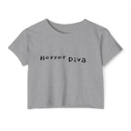 Horror Diva Women's Gothic Festival Crop Top